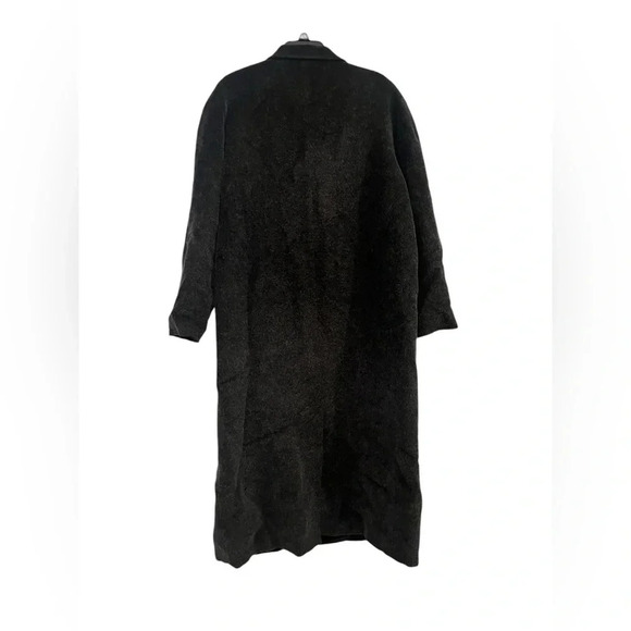 Peter Hahn Wool Mohair Button Down Long Coat Sz 8/10 - Picture 7 of 11